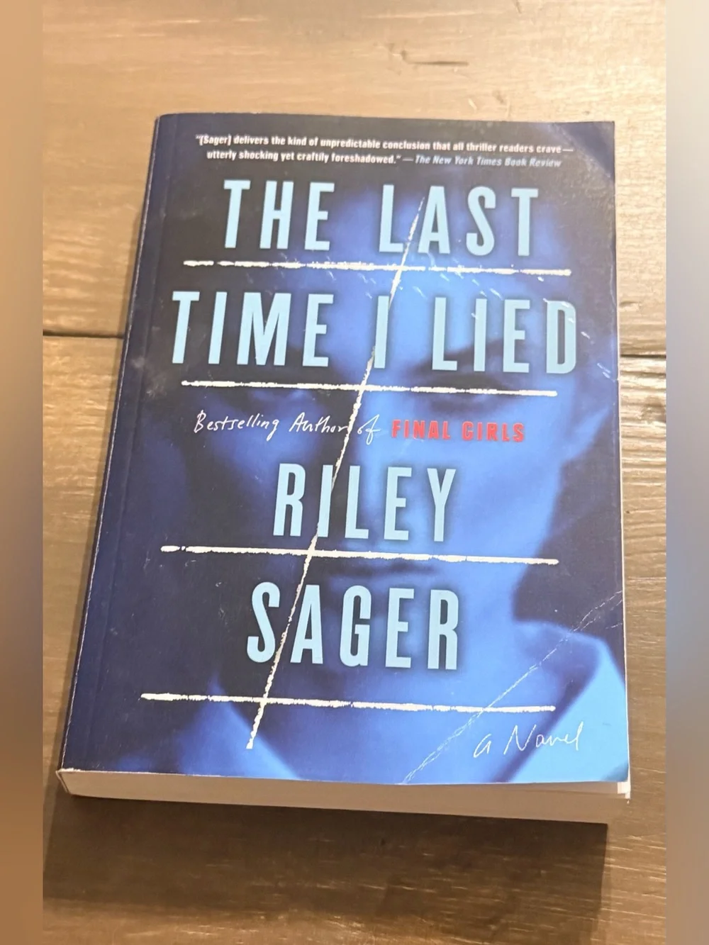 The Last Time I Lied Riley Sager Paperback Psychological Thriller Mystery Novel